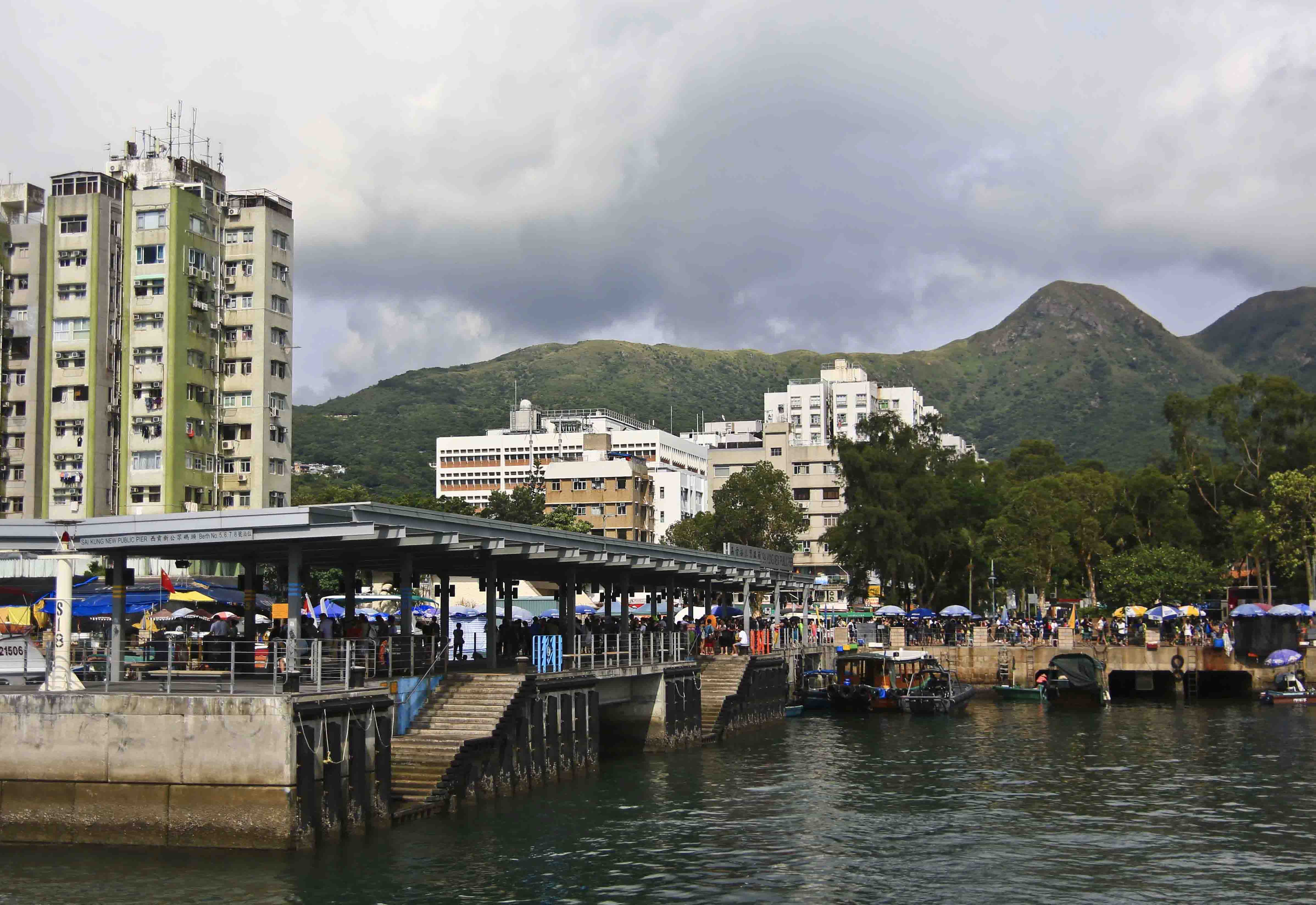 香港海域一小岛桥咀岛