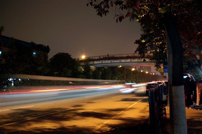 【夜景拍摄【光速】摄影图片】广州市海珠区赤