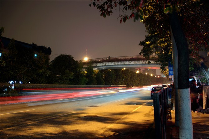 【夜景拍摄【光速】摄影图片】广州市海珠区赤