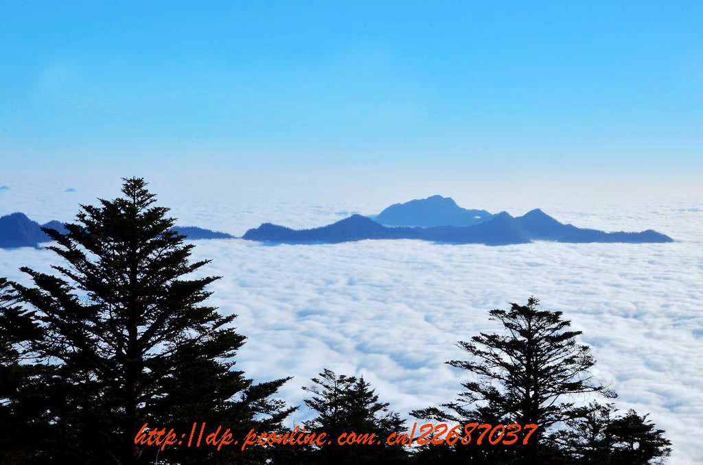 西岭雪山风光【云海】