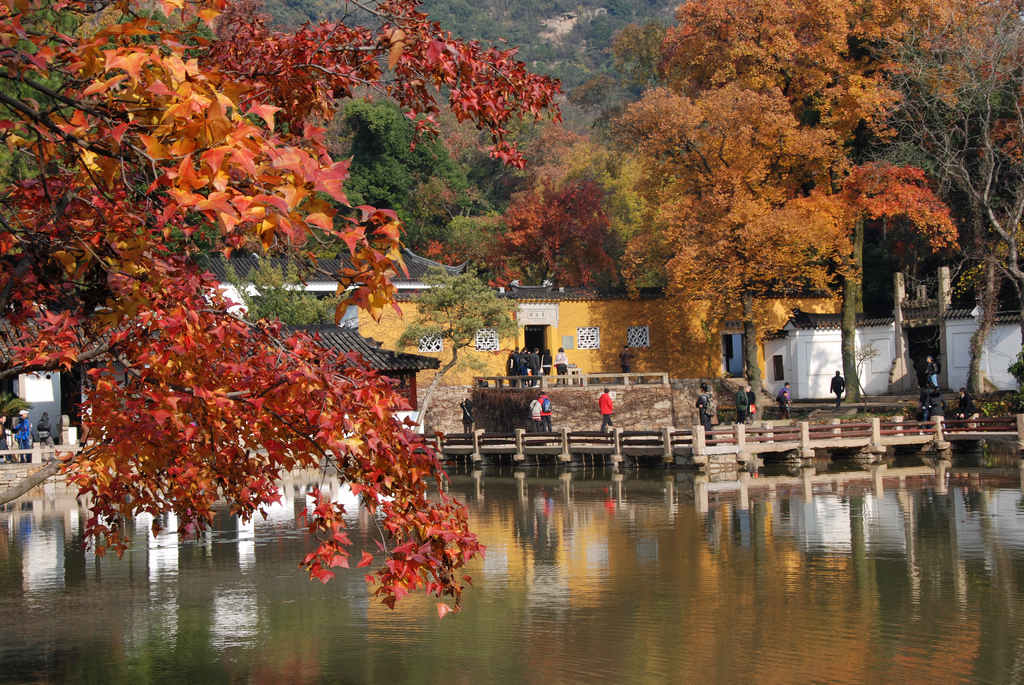 【秋染天平山摄影图片】苏州天平山风光摄影_石径摄影部落_太平洋电脑