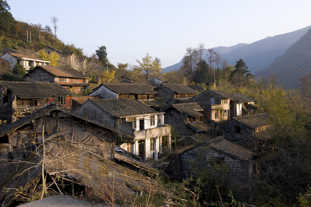 【别了,茅镬古村摄影图片】鄞州章水镇风光摄影_红叶