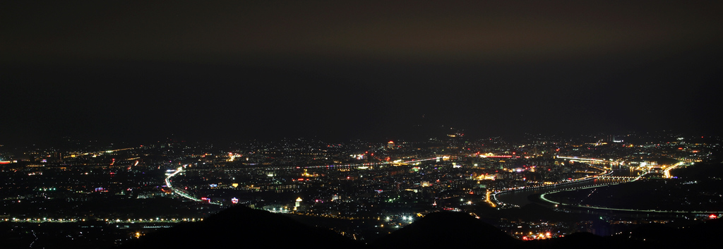 【梅州夜景摄影图片】广东梅州风光摄影_客都风采_网