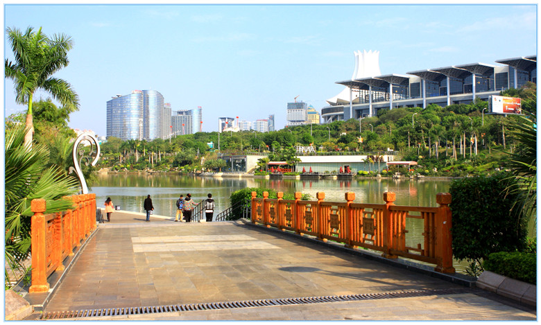 2012年最后一天的南宁民歌湖