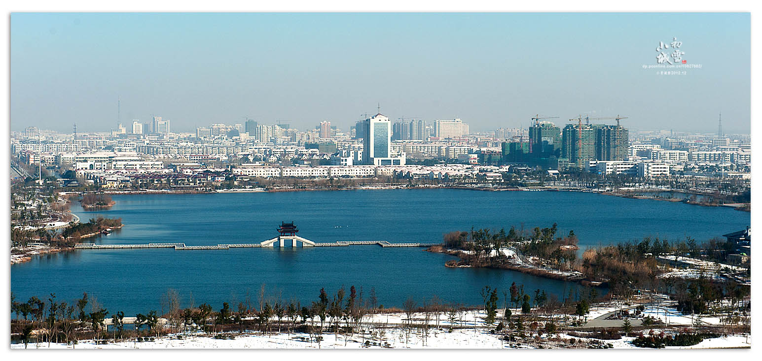 【小城初雪摄影图片】建湖县城风光摄影_小青_太平洋电脑网摄影部落