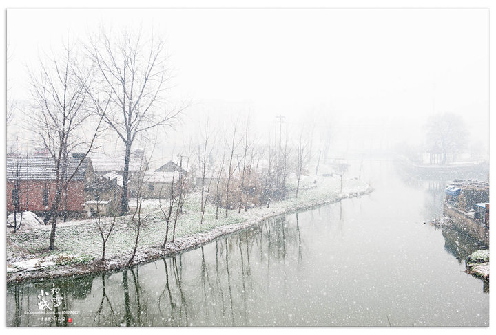 【小城初雪摄影图片】建湖县城风光摄影