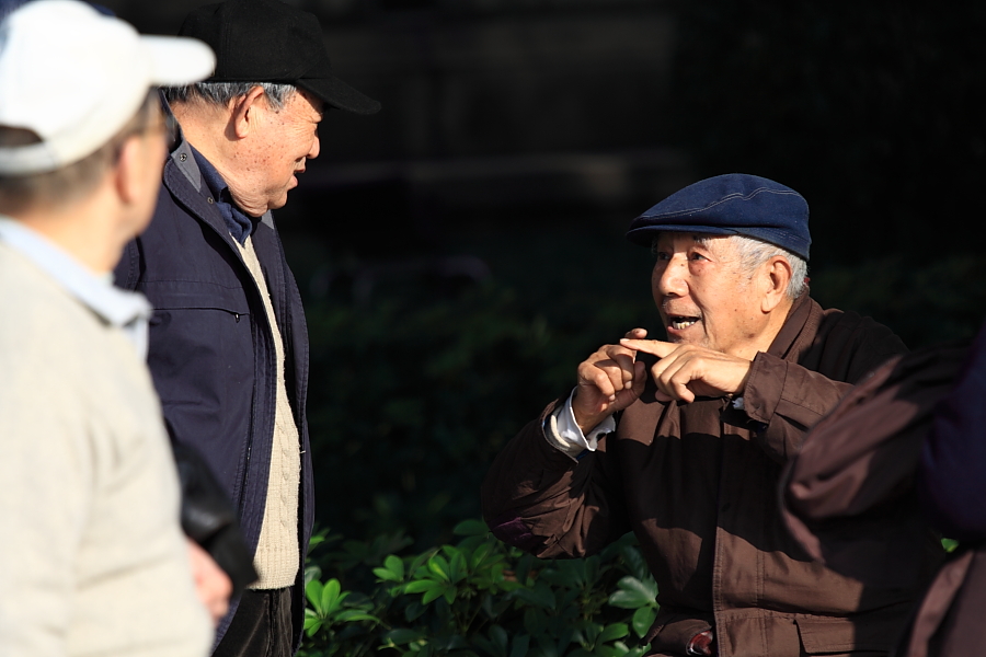 > 一群老头