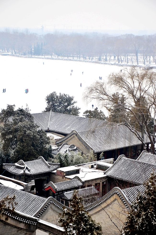 颐和园雪景