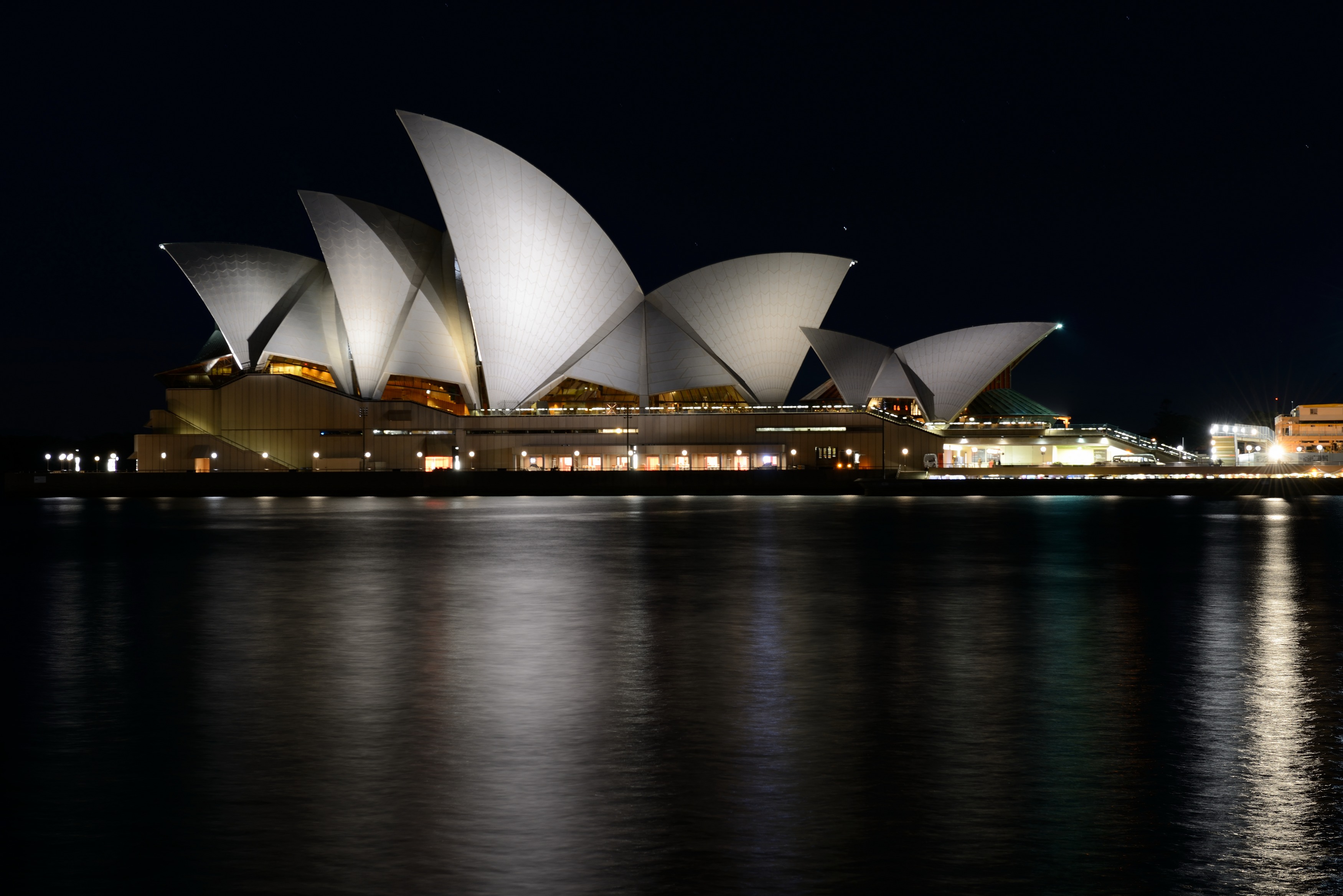 悉尼夜城-摄影高清壁纸预览 | 10wallpaper.com