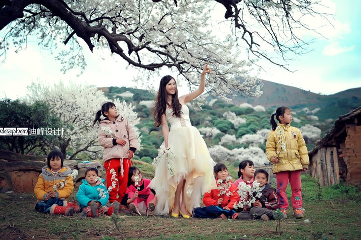 【梨花树之约摄影图片】广西灵山太平镇人像摄