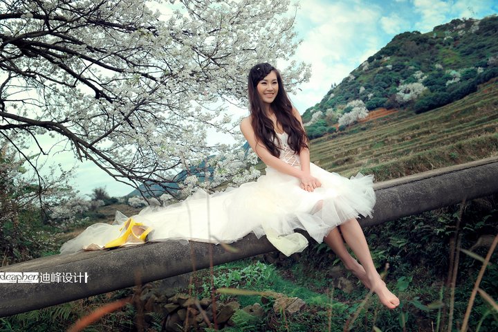 【梨花树之约摄影图片】广西灵山太平镇人像摄