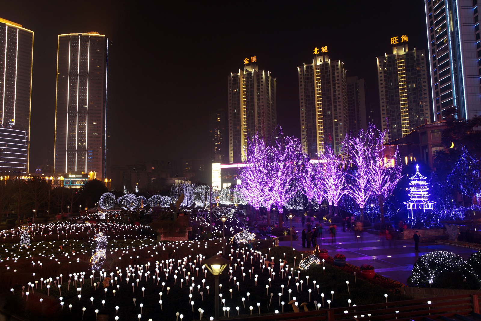 2013年观音桥新年夜景