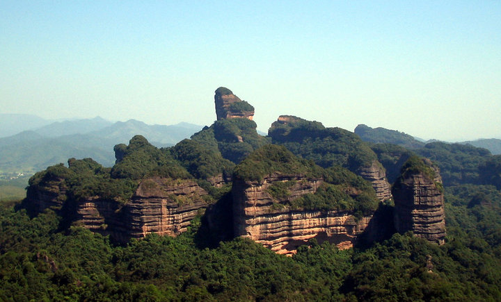 【丹霞山摄影图片】丹霞山风光旅游摄影_仰望