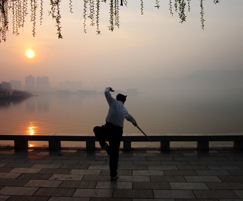 晨练太极