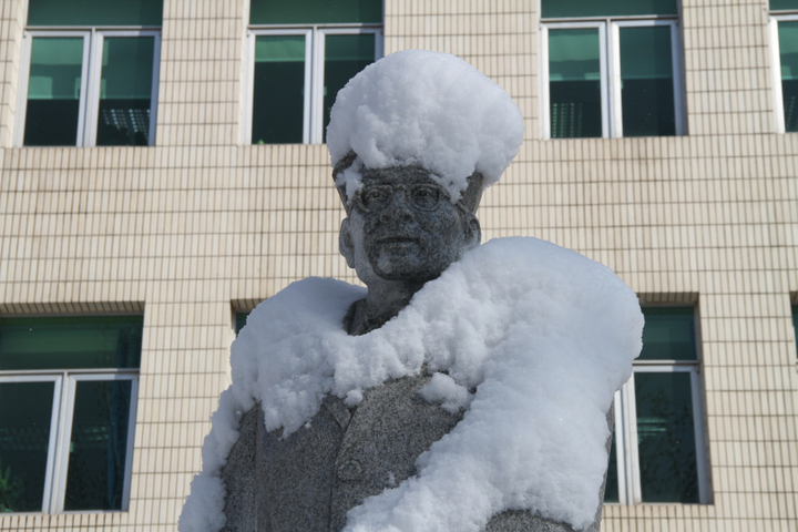 【北京雪景摄影图片】北京中国地质大学生态摄