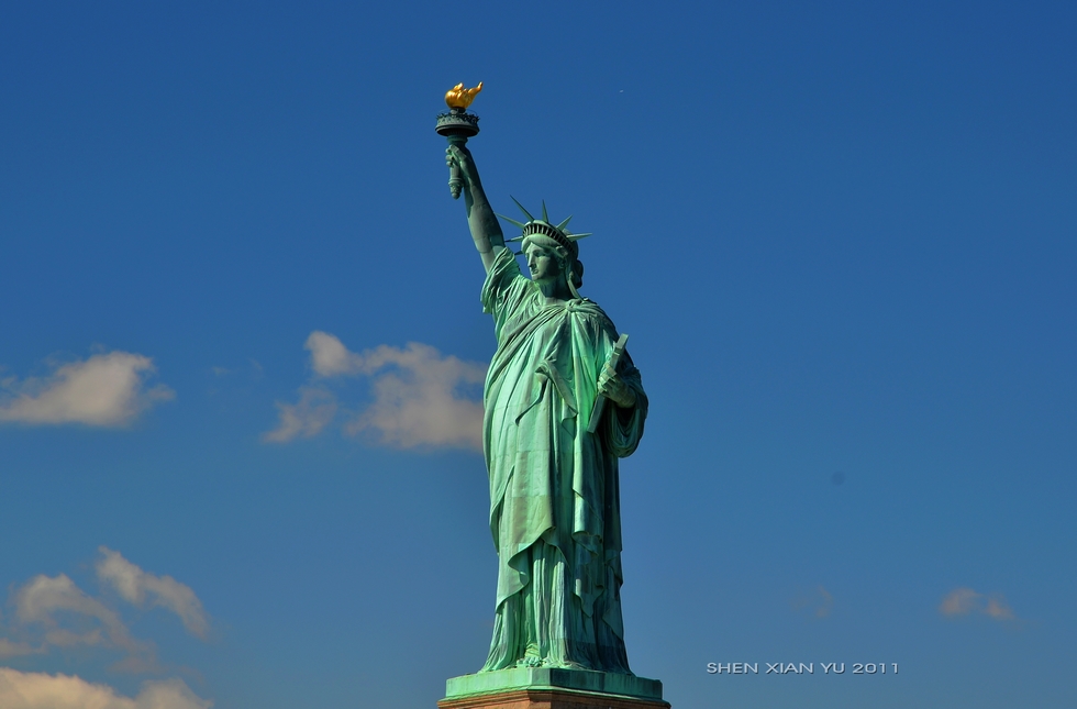 【美加本土行】·纽约 ·美国的象征—"自由女神"像