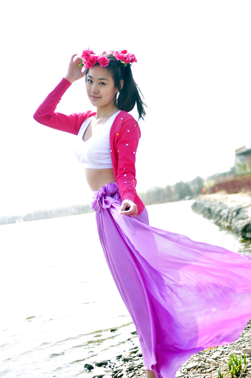 外拍舞蹈美女