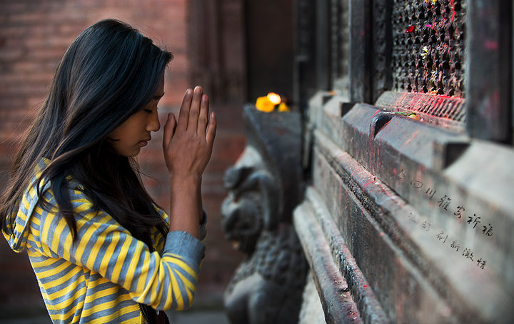 尼泊尔--祈福(为四川雅安祈福)