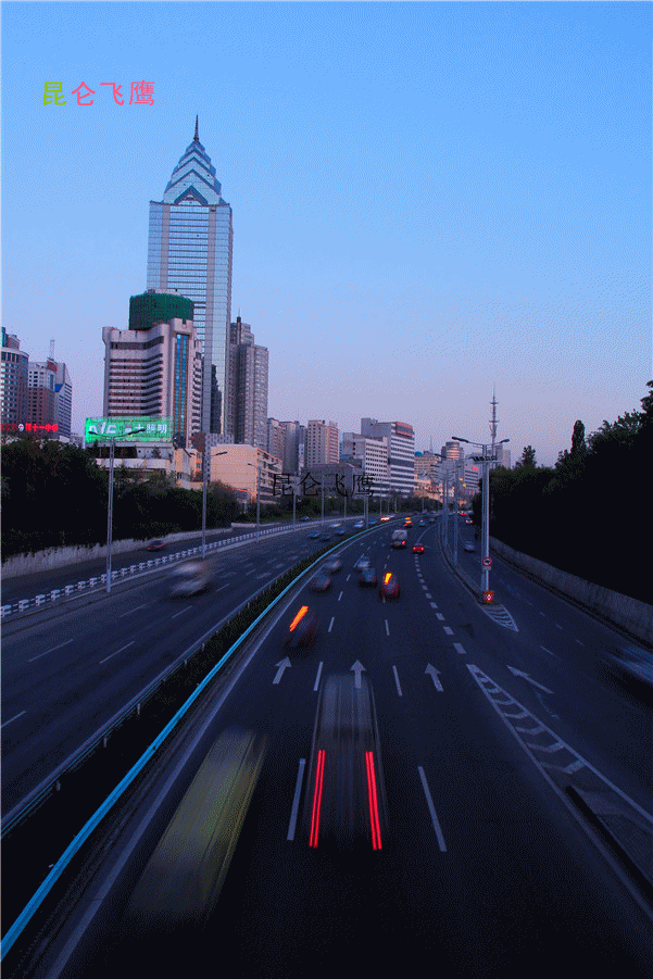 美丽的乌鲁木齐夜景