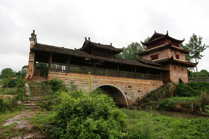 【富川福溪夫妻风雨桥摄影图片】广西富川纪实