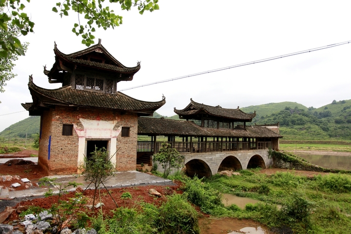 【富川福溪夫妻风雨桥摄影图片】广西富川纪实