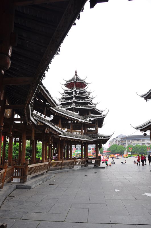 芷江风雨桥,,受降坊