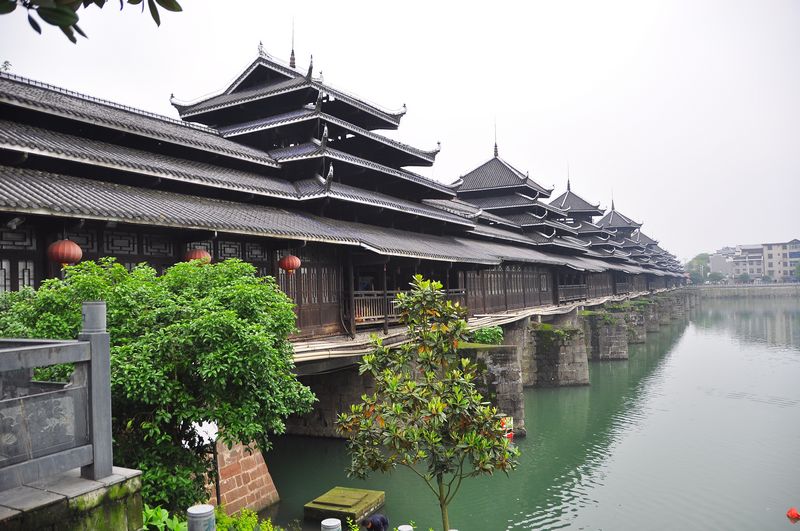 芷江风雨桥,,受降坊