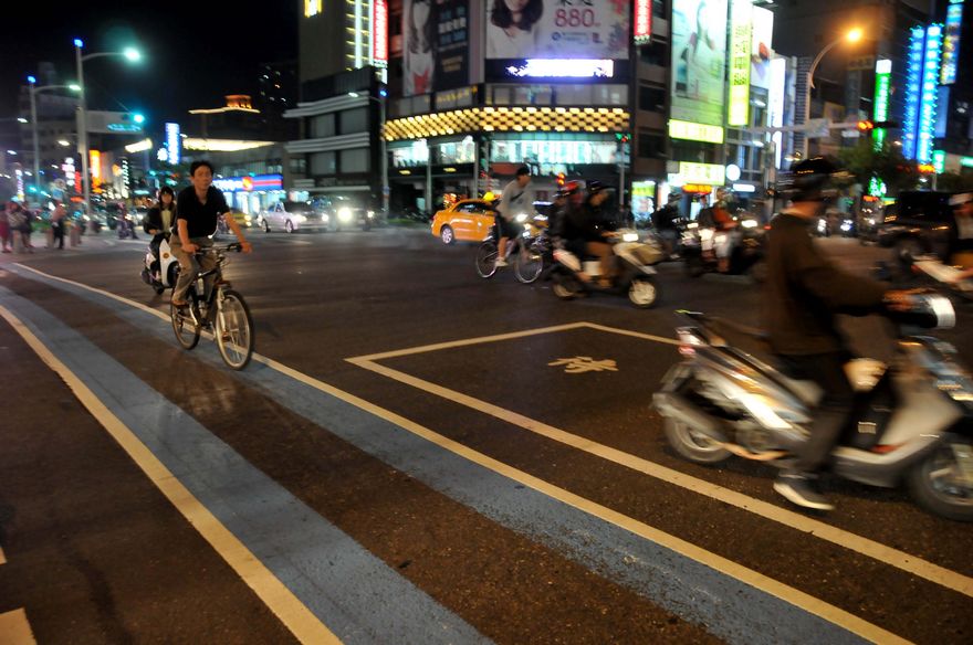 台湾城市街景