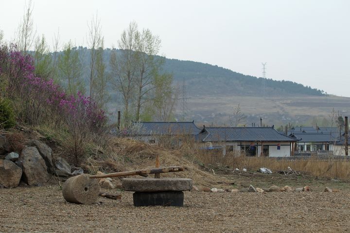 吉林省和龙市西城镇金达莱村风景之一