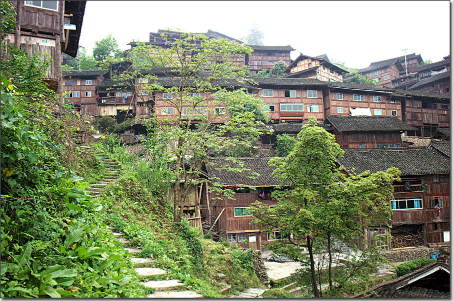 【陡寨,雷公山腹地的苗家摄影图片】贵州省雷山县方陡