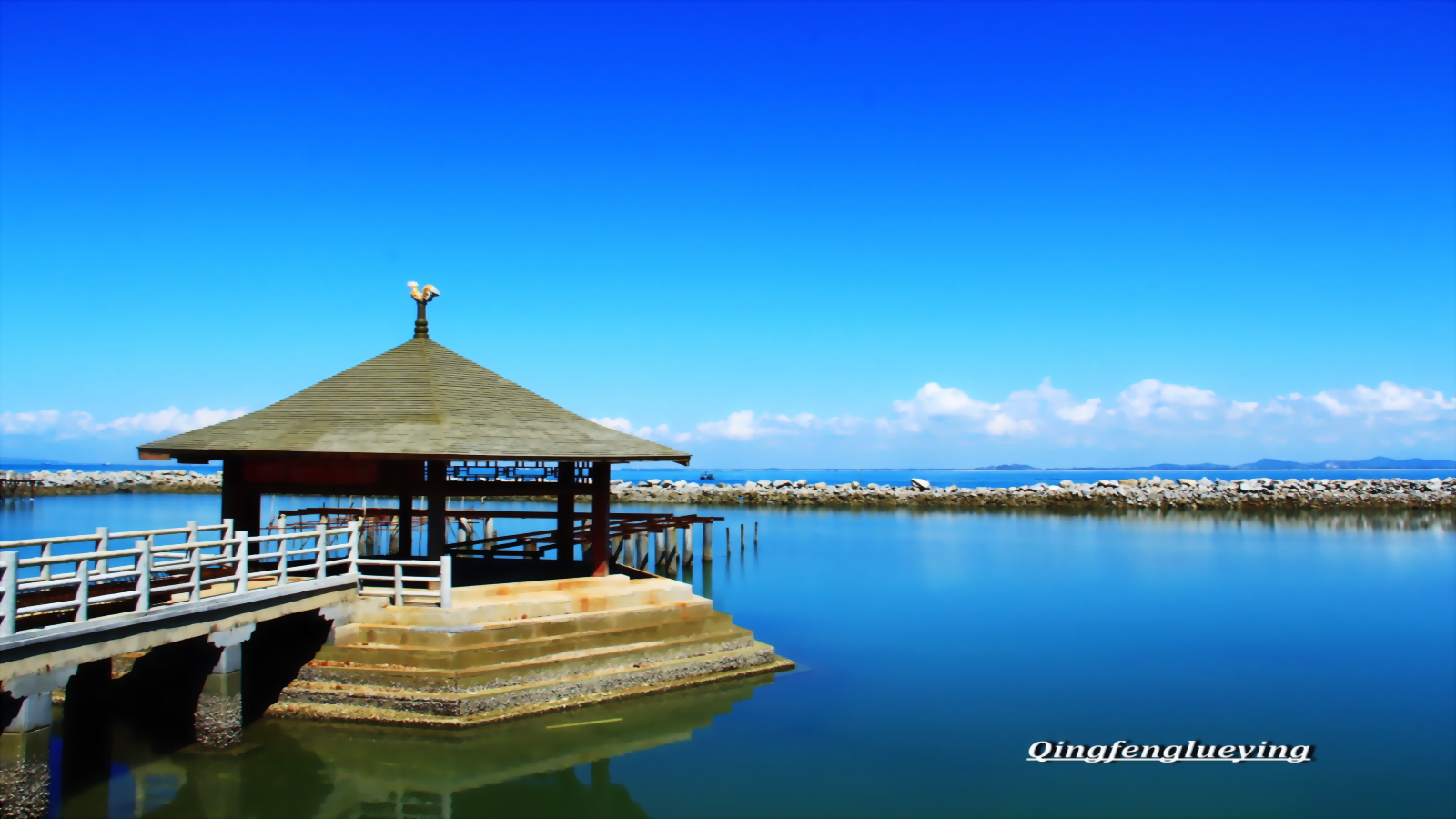 碧海蓝天——放鸡岛