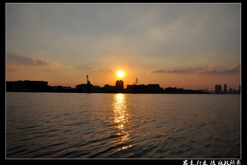 广州太古仓码头 夕阳浮世绘