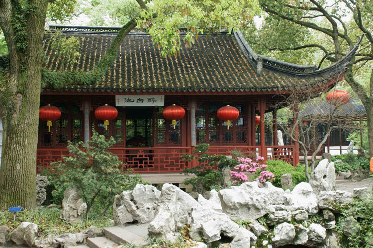 松江方塔.醉白池