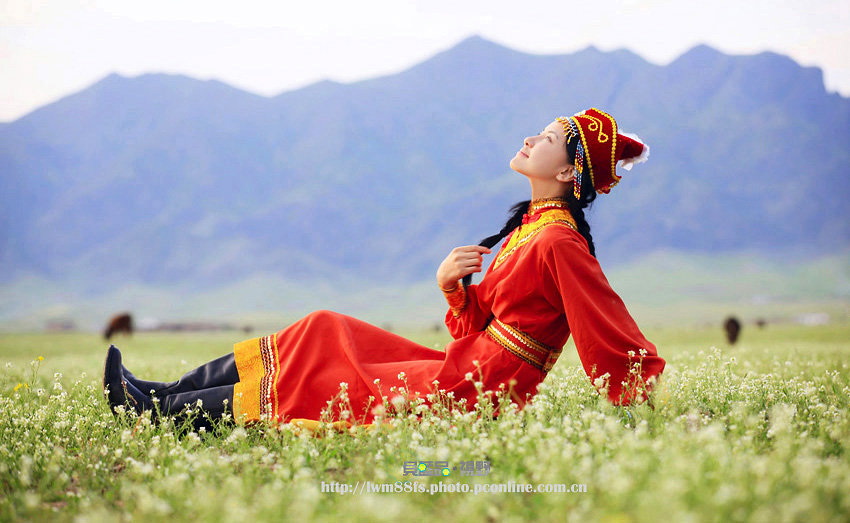 【草原牧歌摄影图片】新疆人像摄影
