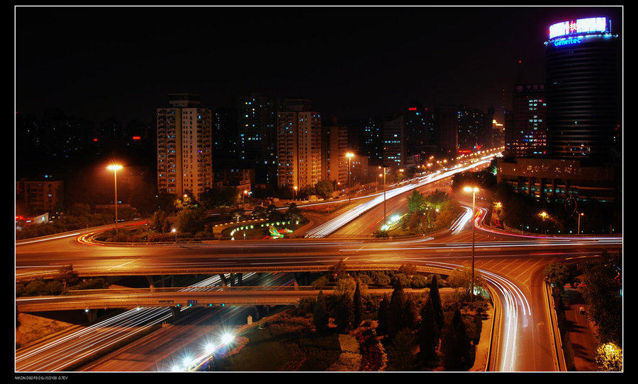 【六里桥夜景摄影图片】北京三环六里桥生活摄