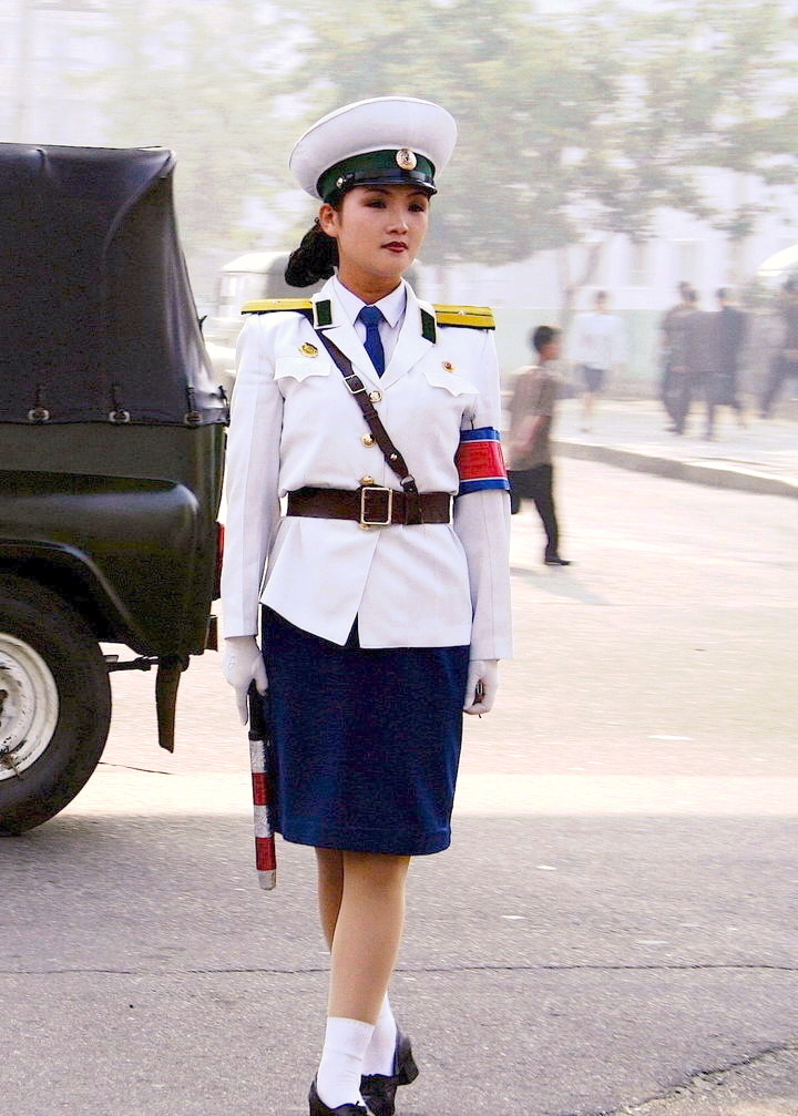 【平壤 女交警(Policewomen in DPRK)摄影图片】平壤纪实摄影_太平洋电脑网摄影部落