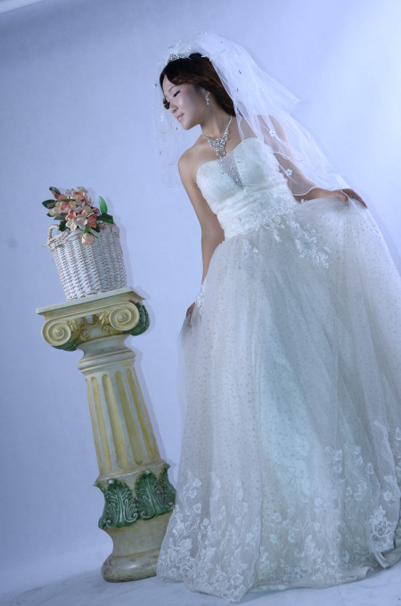 婚纱与美女