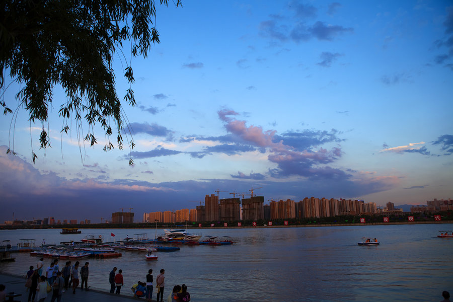 咸阳湖风光