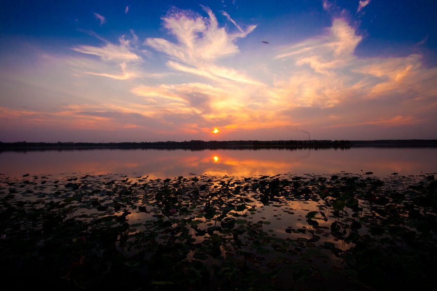 【迷人的双海湖摄影图片】高唐县双海湖风光旅