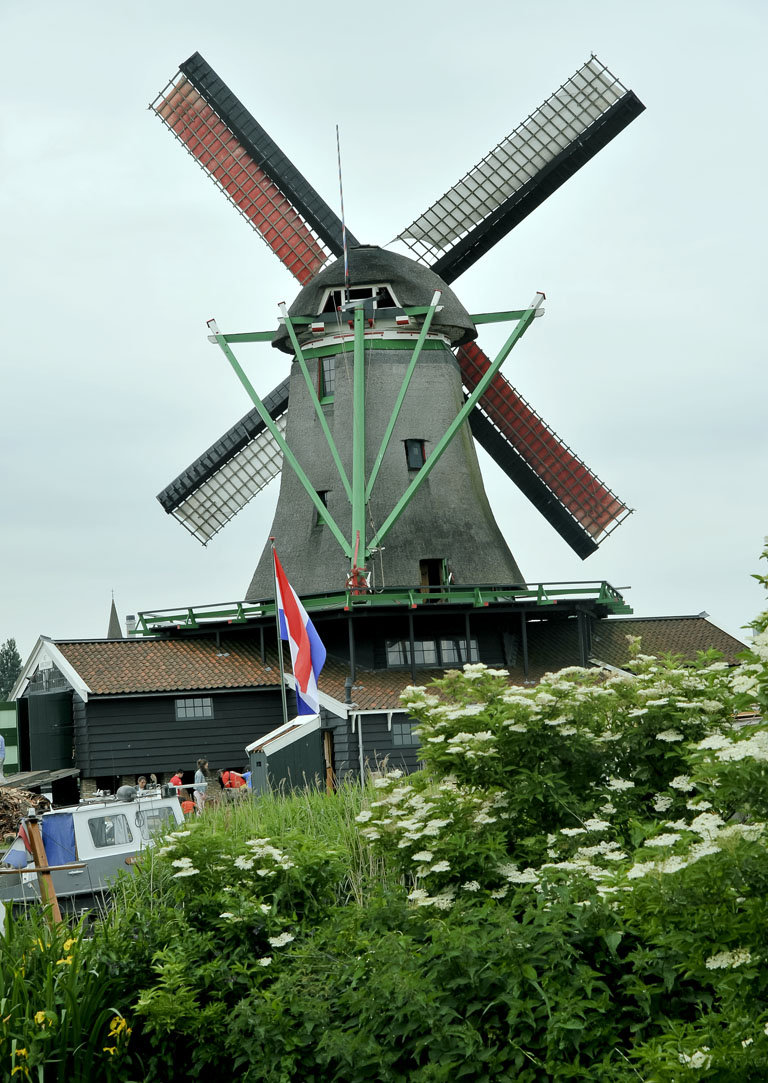 【荷兰风车摄影图片】风车村风光旅游摄影_白