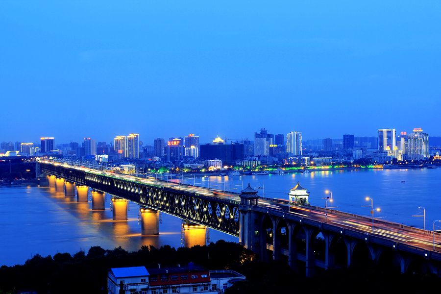 醉美夜色--武汉长江大桥