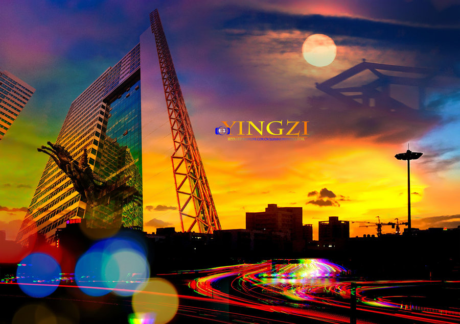 【海王天桥月夜摄影图片】深圳海王大厦风光旅