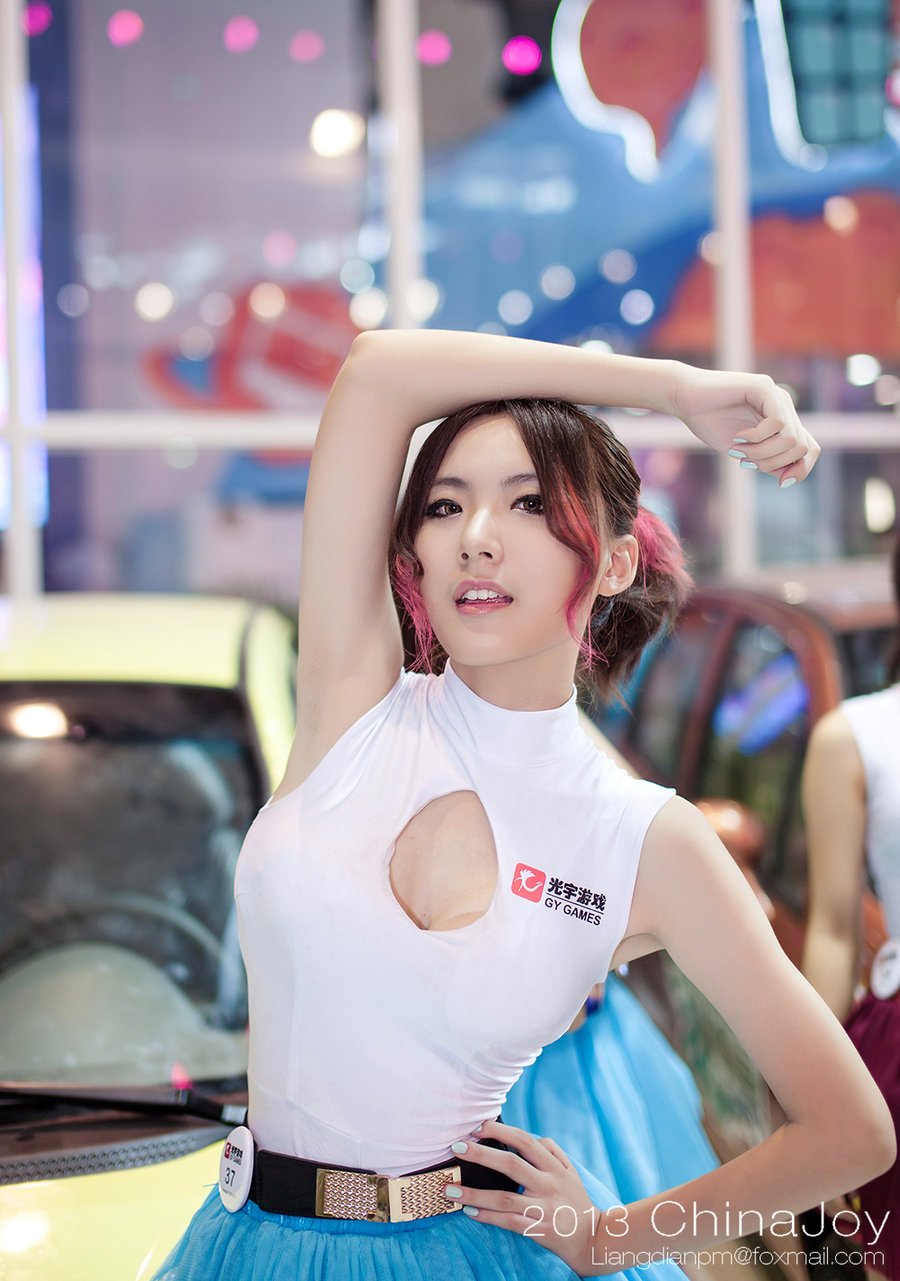 上海2013 china joy游戏展cj美女