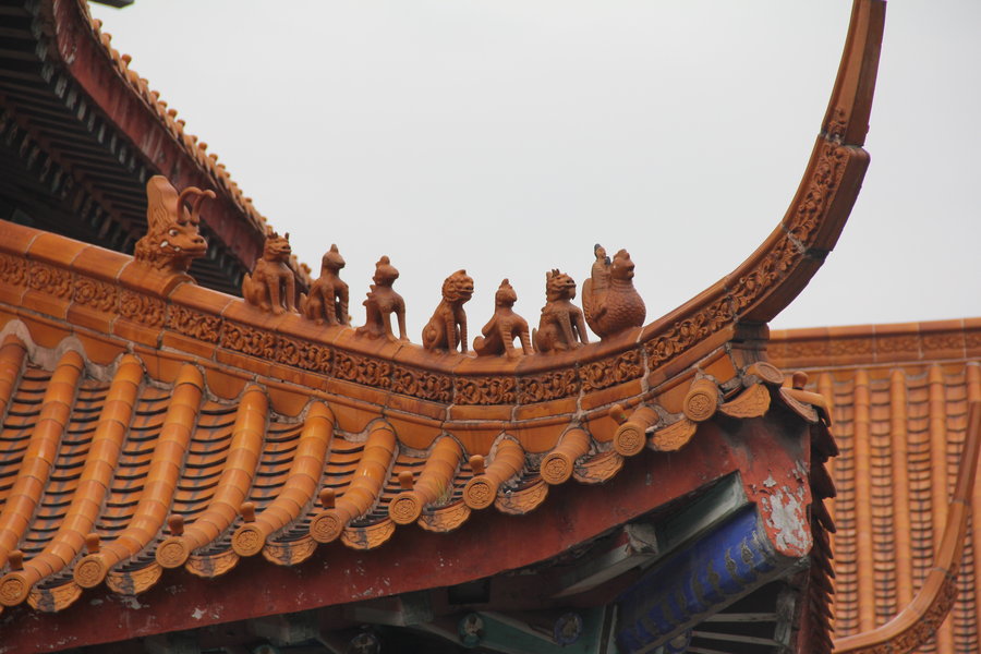 【皇权象征--金水桥、屋脊神兽!摄影图片】南海