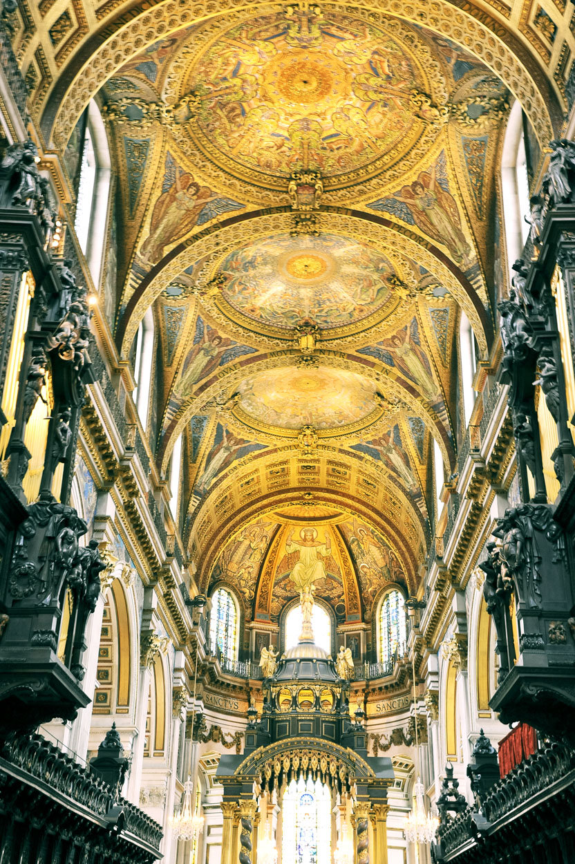 【伦敦圣保罗大教堂摄影图片】伦敦风光旅游摄