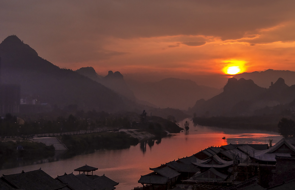 锦江美景