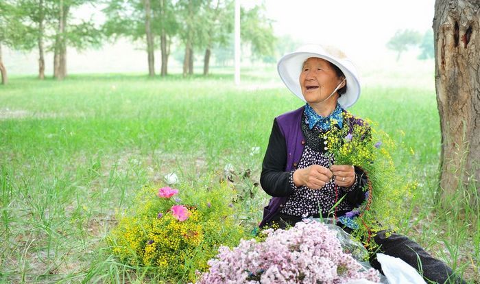 【卖花姑娘摄影图片】河北张家口沽源人像摄影