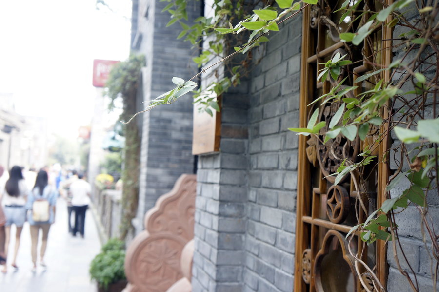 【从重庆的嘉陵江到成都的宽窄巷子摄影图片】