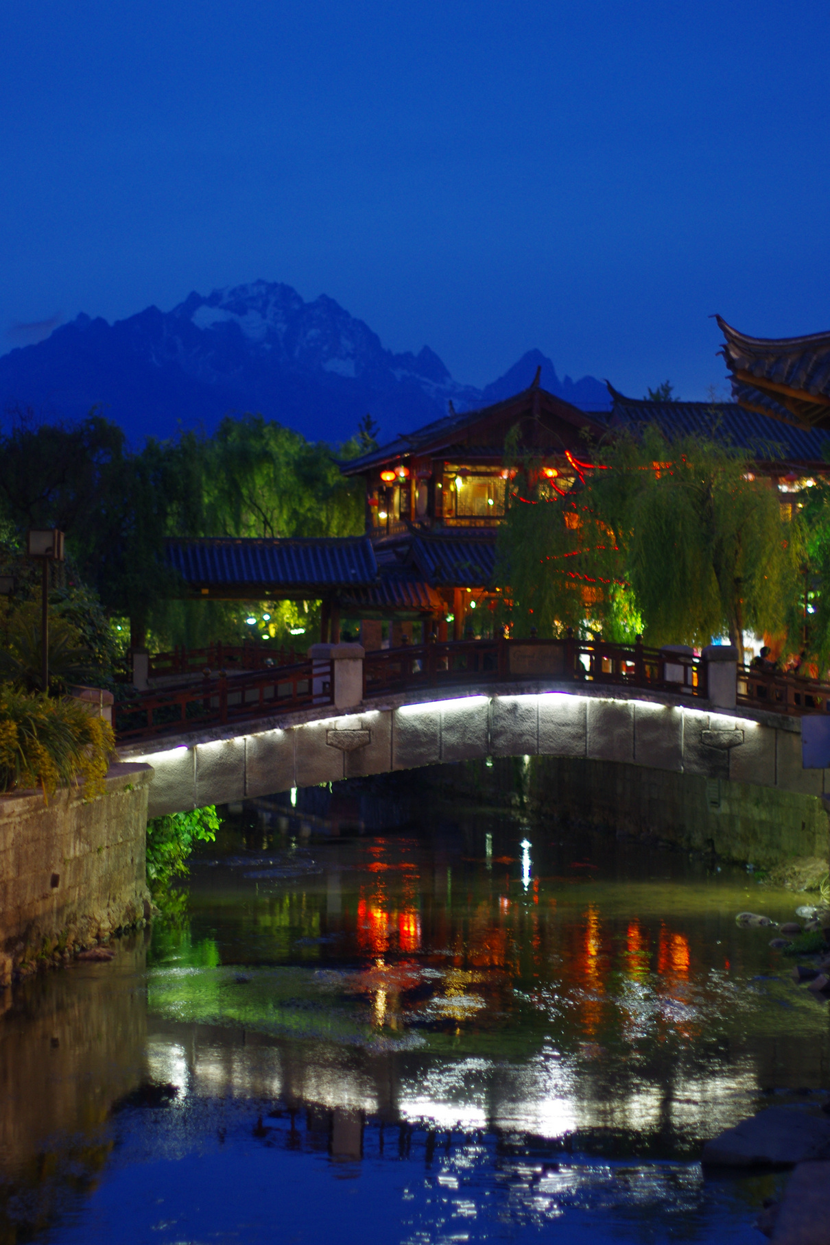 大理,丽江的夜景