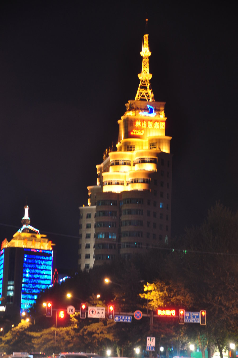 长春人民大街夜景